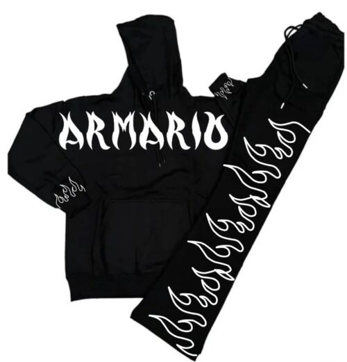 ArMariO Female Flare Pants and Hoodie Set